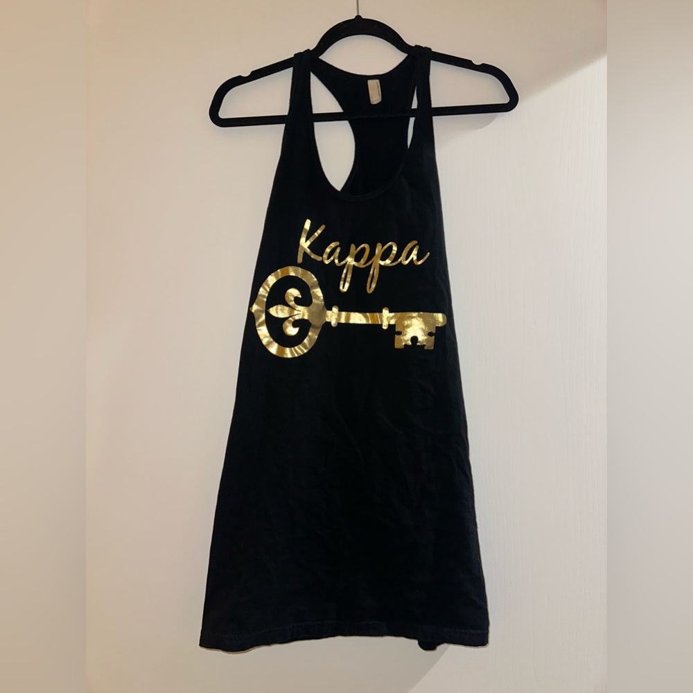 American apparel Kappa Black & Gold Dress